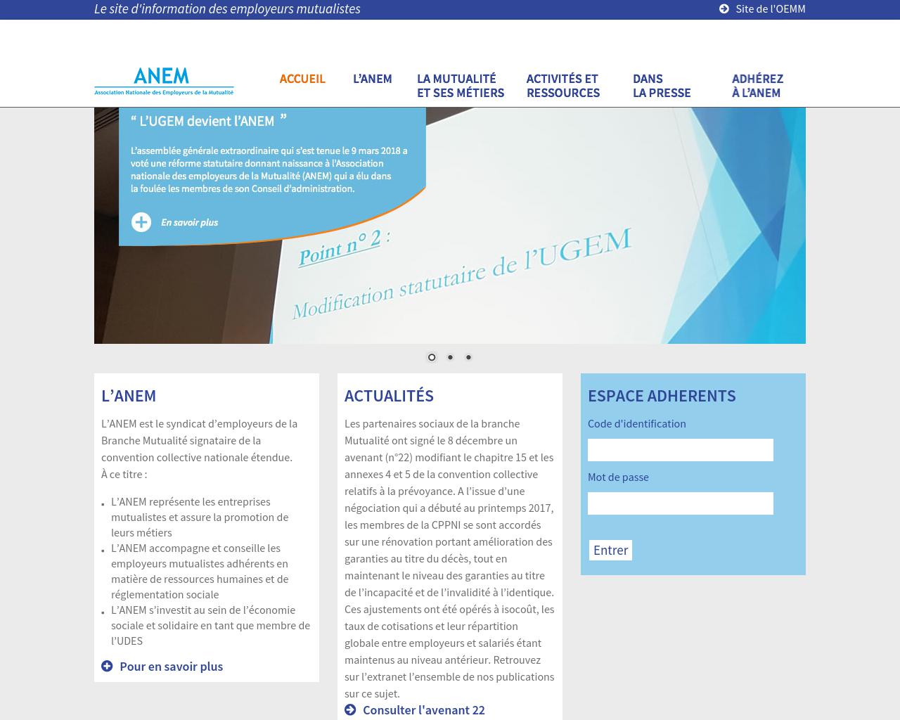 Association Nationale des Employeurs de la Mutualité (ANEM)